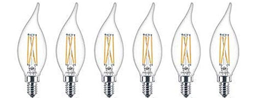 Philips LED Flicker-Free Candelabra Bulbs
