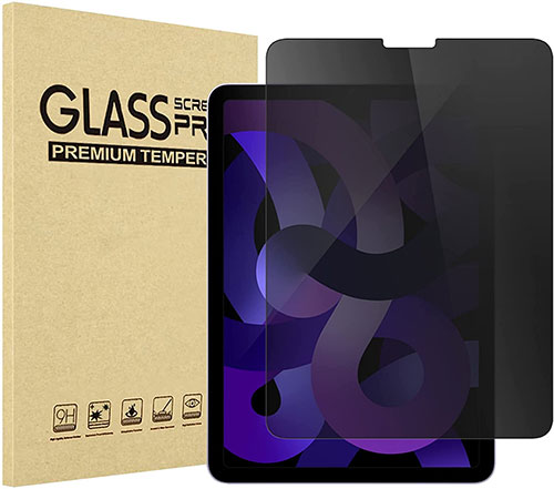 ProCase iPad Air 5 Tempered Glass Privacy Screen Protector