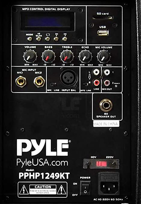 Pyle 1800w Wireless Portable PA Speaker System