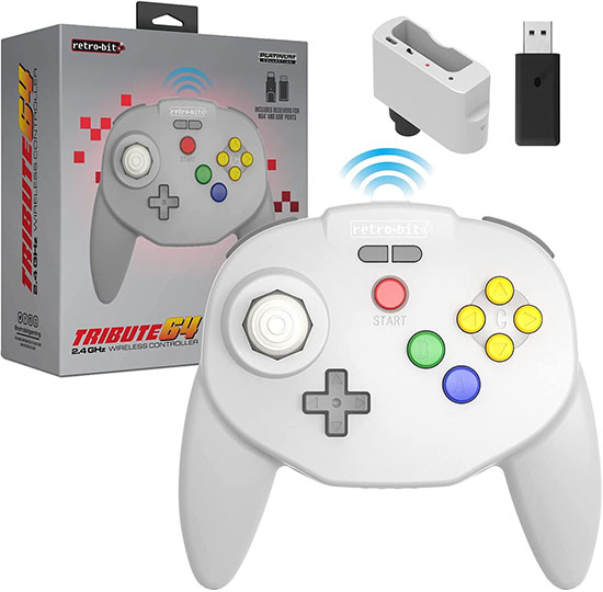 Retro-Bit Tribute 64 Wireless Controller