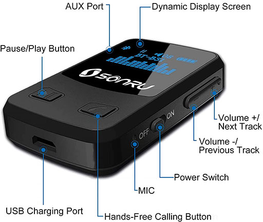 Babacom Bluetooth Receiver, Car Bluetooth Aux Adapter, Noise Cancelling  3.5mm Aux Bluetooth 5.0 Music Receiver for Home Stereo, Wired Headphones