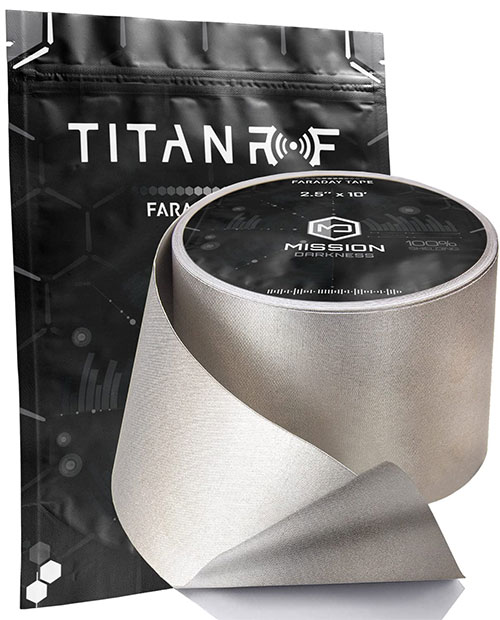 New! TitanRF Faraday Fabric 44 x 36 + Extra 36 TitanRF Tape