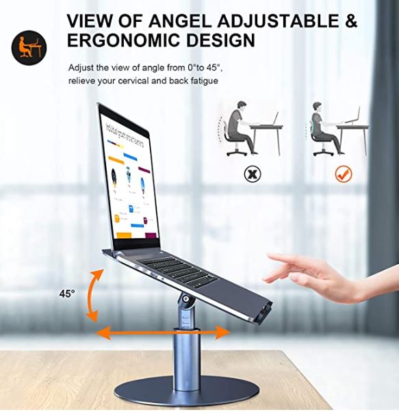 YoFeW Aluminum Laptop Riser