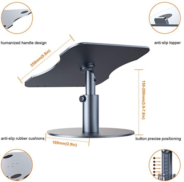 YoFeW Aluminum Laptop Riser