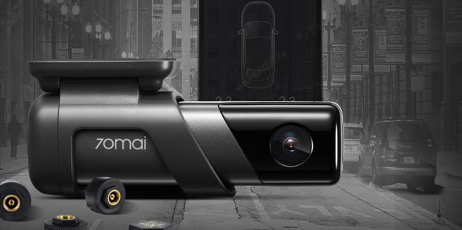 70mai True 2.7K 1944P Dash Cam M500, eMMC Built-in 128GB Storage, Powerful  Night Vision with HDR, 170° FOV, 24H Parking Surveillance, Time-Lapse