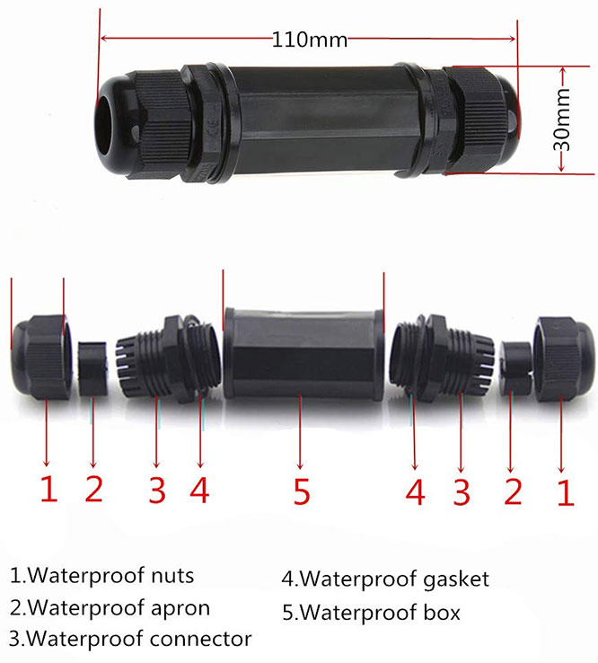 Anmbest Shielded RJ45 Waterproof Connector