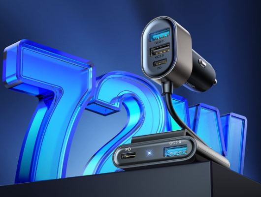 JoyRoom 72w Super Fast USB-C Car Charger