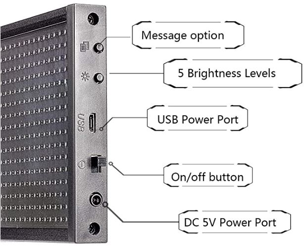 Leadleds LED Scrolling Message Board