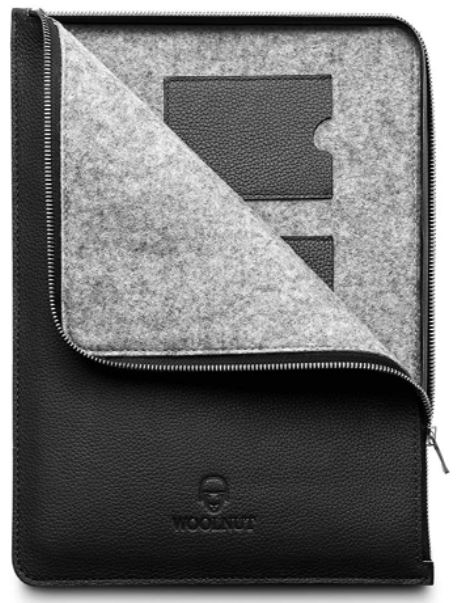 Woolnut Leather Wool Macbook Pro Zipper Sleeve