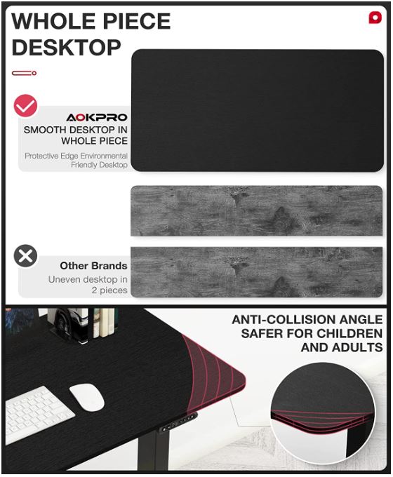 AokPro Dual Motor Standing Desk