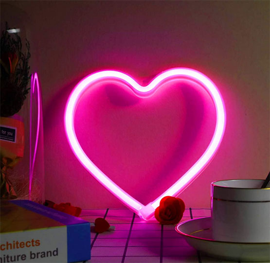 EXF Heart Neon Sign