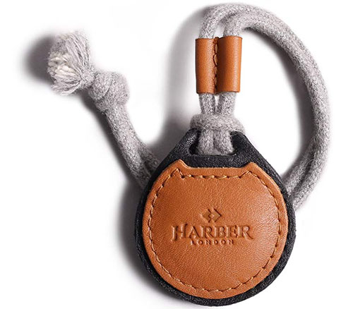 Harber London Leather AirTag Sleeve