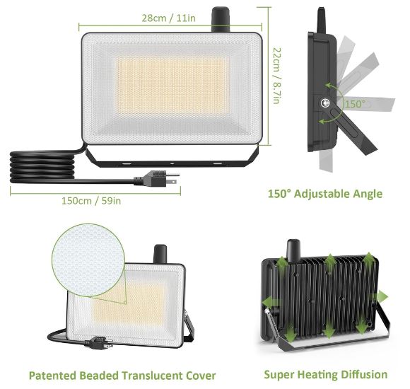 Novostella 100W Smart Tunable White LED Flood Light