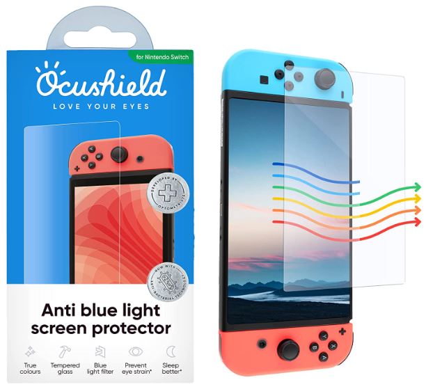 Ocushield Anti Blue Light Tempered Glass Screen Protector