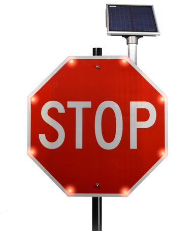Tapco BlinkerStop Solar Stop Sign