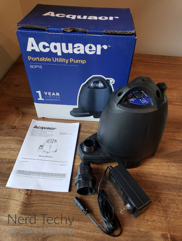 Acquaer Battery Powered Water Pump