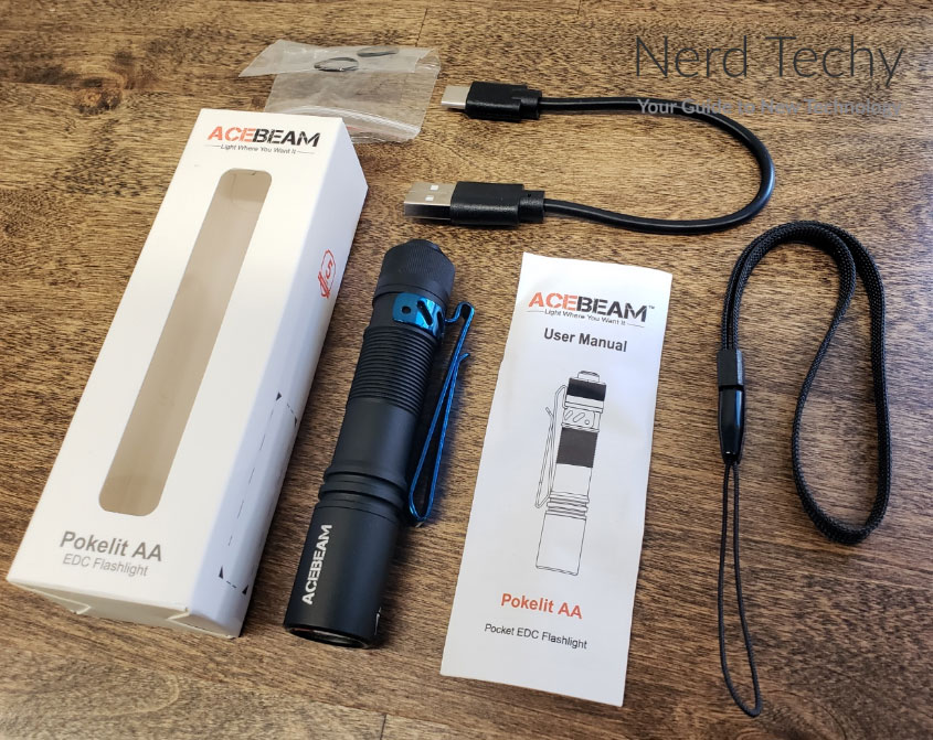 Acebeam Pokelit Aa Review Rechargeable Pocket Edc Flashlight