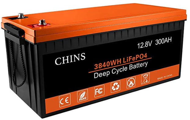 CHINS LiFePO4 Battery 12V 300Ah Lithium Battery