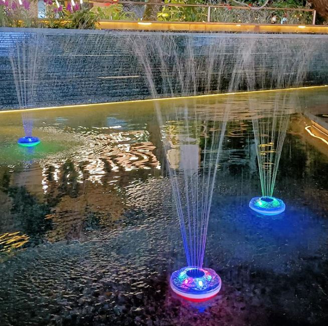 ChlorStar Floating Pool Fountain with Light Show