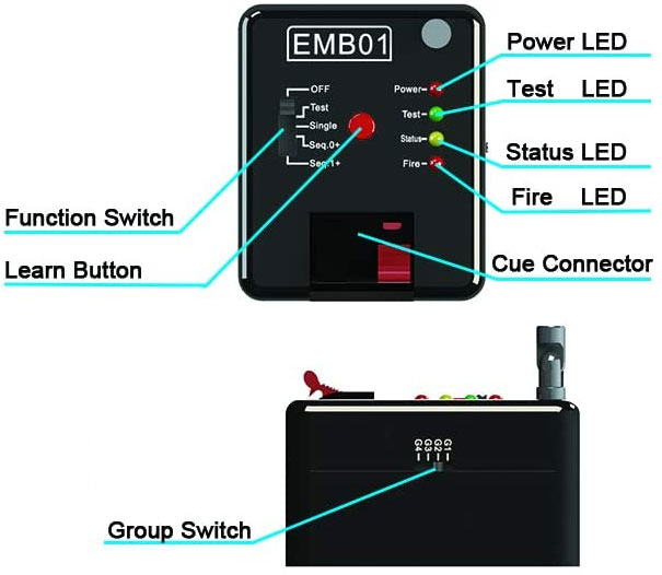 EMYPLAY Remote Wireless Control Firework Firing System