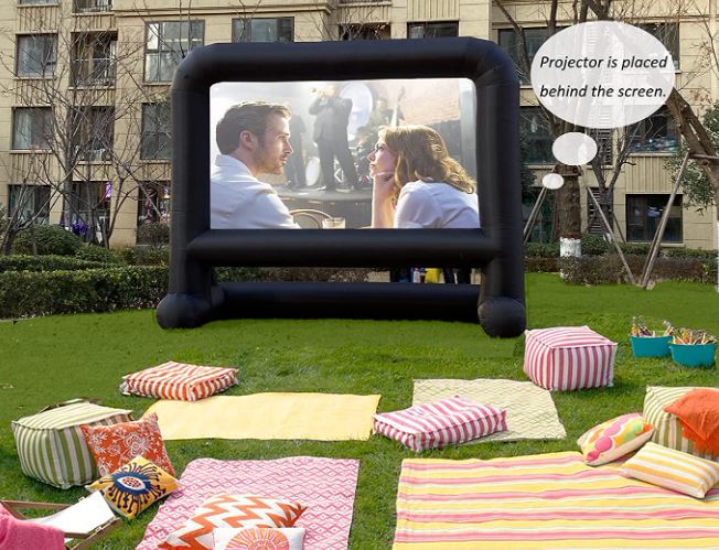 HuaKastro Inflatable Projector Movie Screen