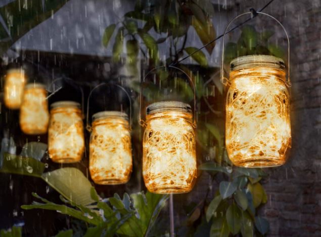 Mlambert Mason Jar Solar Lights