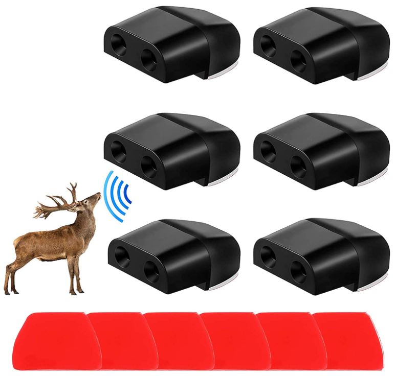 6 Piece Car Deer Whistle, Wildlife Warning Device, Warning Deer