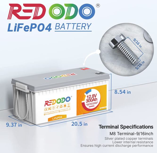 Redodo 300Ah LiFePO4 Battery