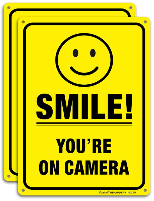 youre-on-camera-signs