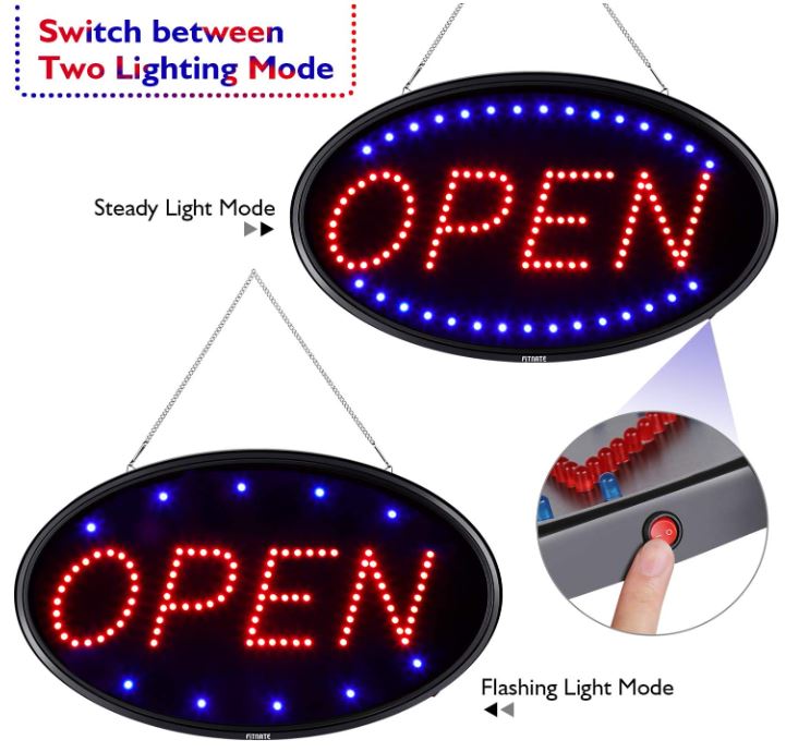 Best LED OPEN Sign for your Business or Store Front in 2022 - Nerd Techy