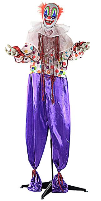 Haunted Hill Farm Talking Clown Prop