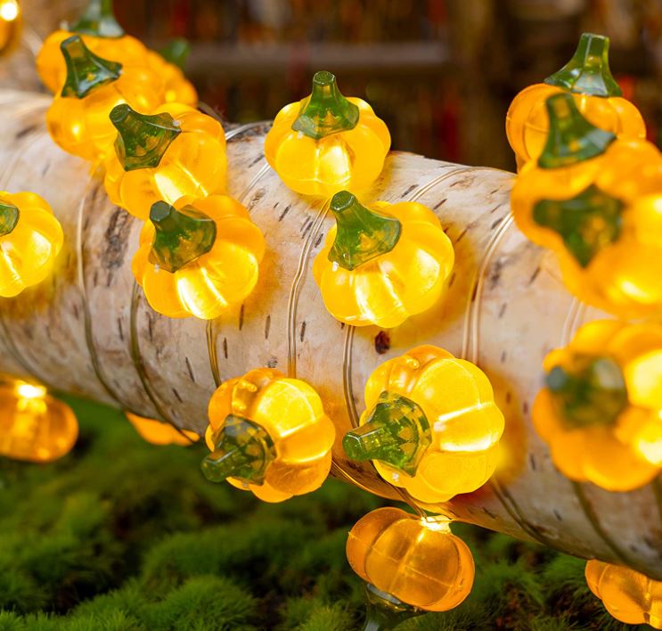 KAiSnova 3D Pumpkin String Lights