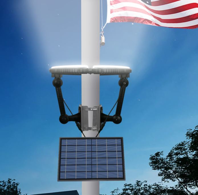 Kayiune Solar Flag Pole Light