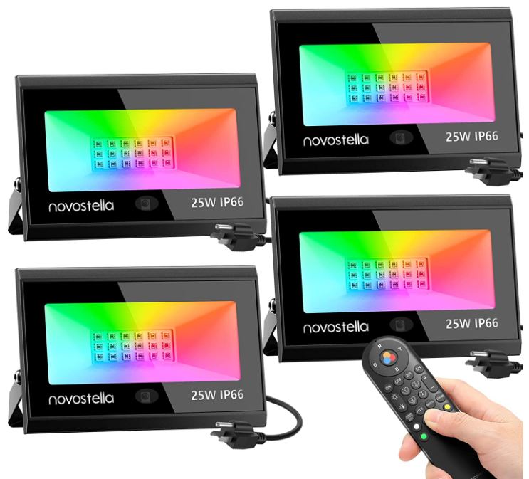 Novostella 25W RGB LED Flood Lights