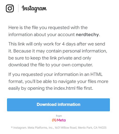 download-instagram-data-email