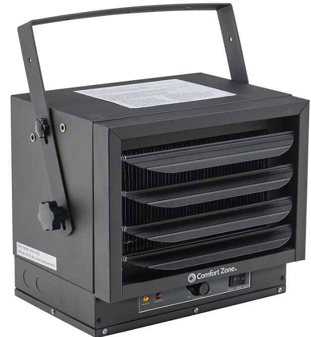 Comfort Zone CZ220BK 240V Garage Heater