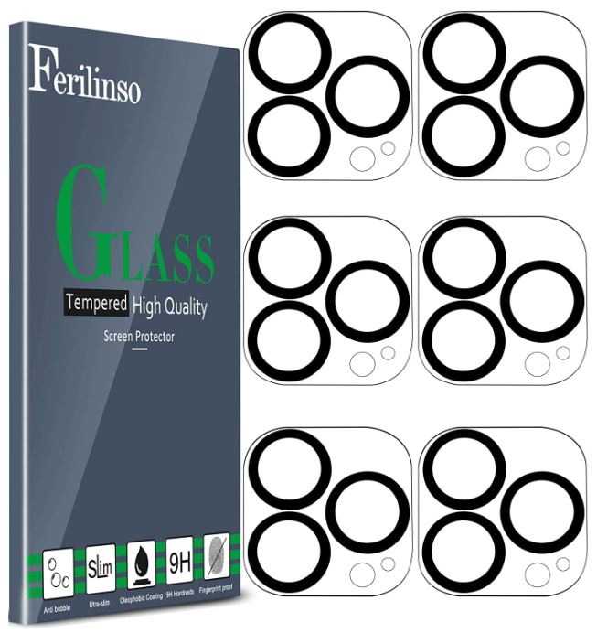 Ferilinso Camera Lens Protector for iPhone 14 Pro