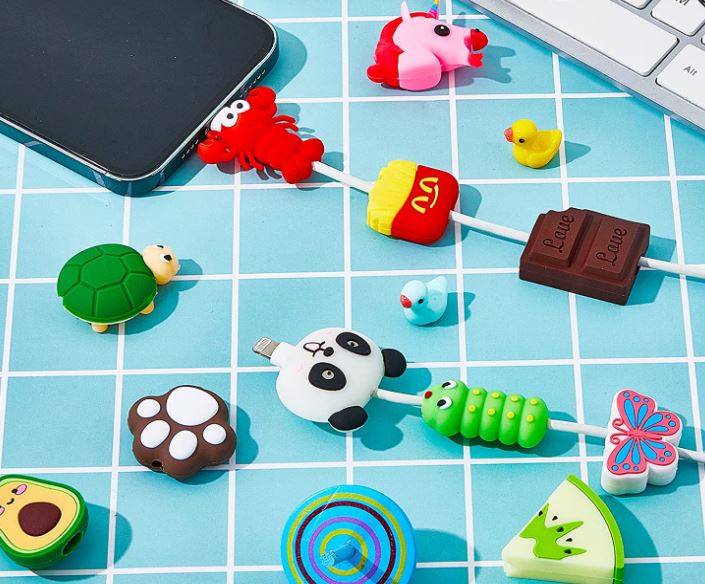 Frienda 21 Piece Cute Charging Cable Protectors