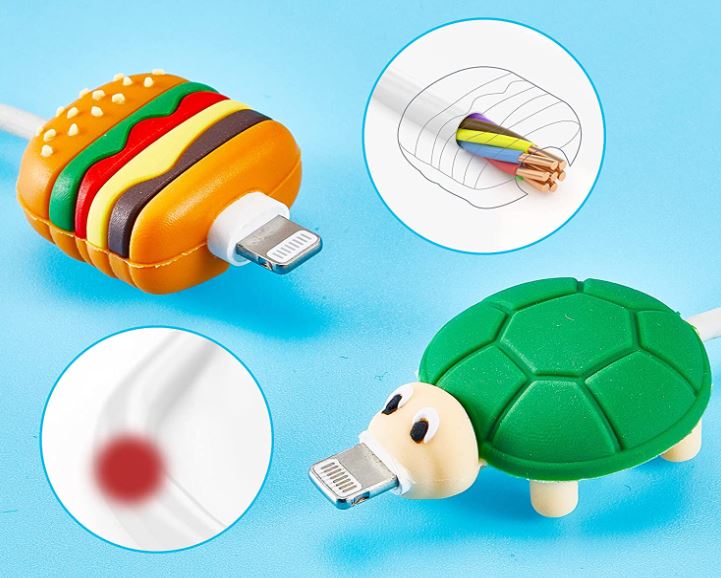 Frienda 21 Piece Cute Charging Cable Protectors