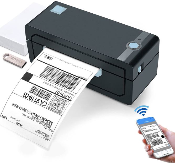 JADENS Wireless 4x6 Shipping Label Printer