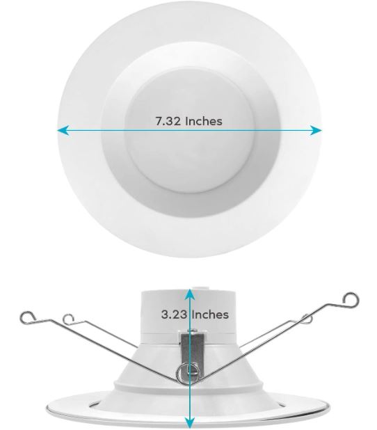 Luxrite LED Recessed Retrofit Downlights