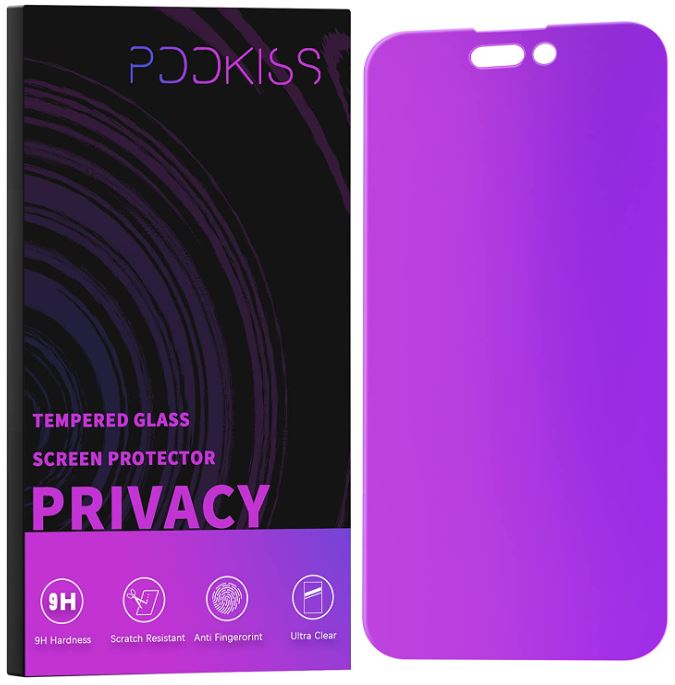 PDDKISS Colorful iPhone 14 Pro Max Privacy Screen Protector
