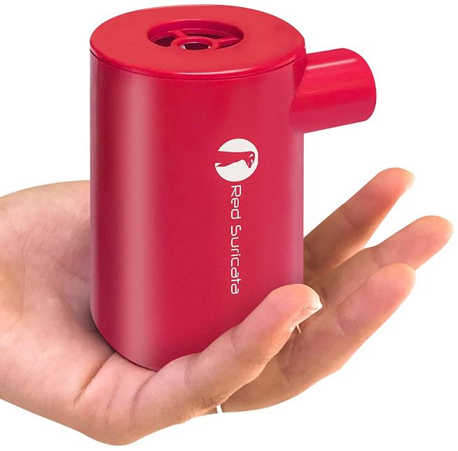 Red Suricata Rechargeable Air Pump