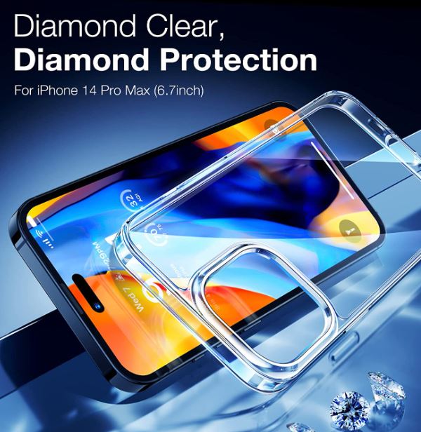 TORRAS Diamond Clear for iPhone 14 Pro Max