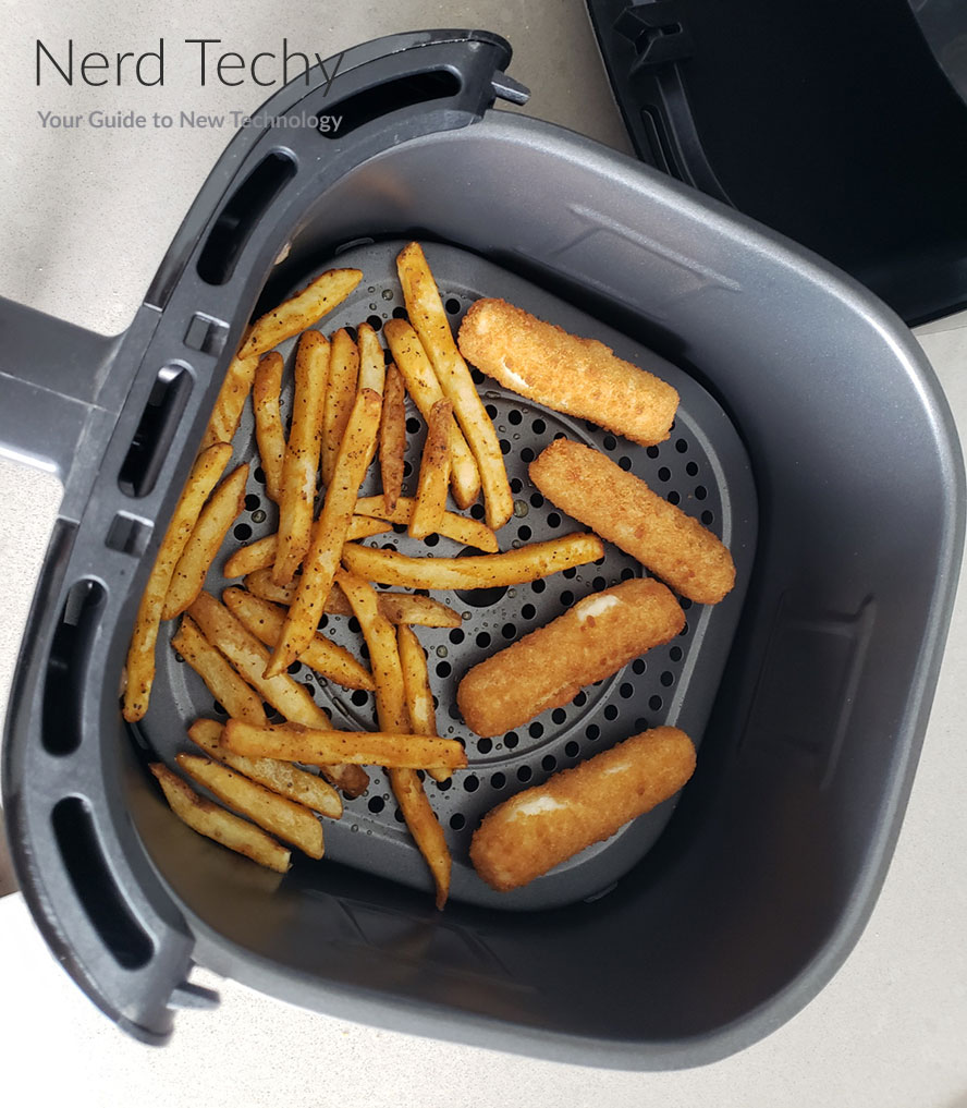 Uber Appliance Air fryer XL Deluxe - 5 Quart Piano Black