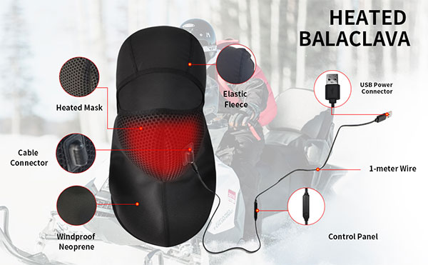 VStep USB Heated Balaclava