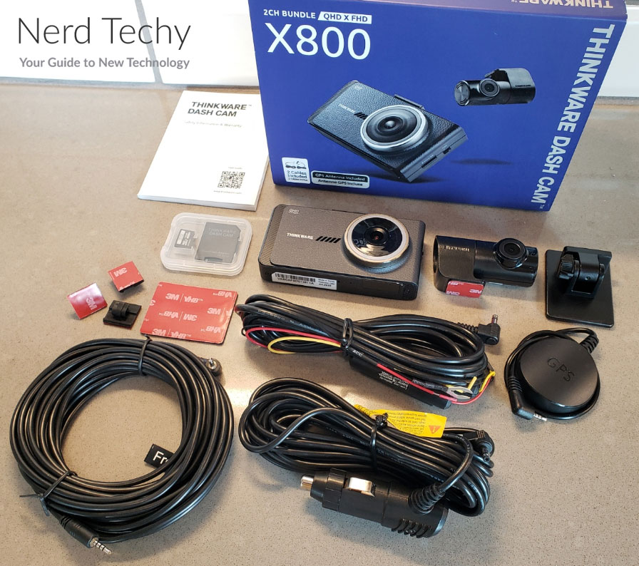 X700 Front + Rear Dash Cam Bundle (incl. GPS)