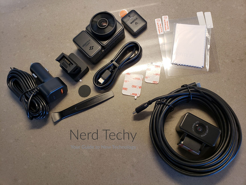 Vantrue E2 Review: Front and Rear Dash Cam (Dual 2.5K) - Nerd Techy