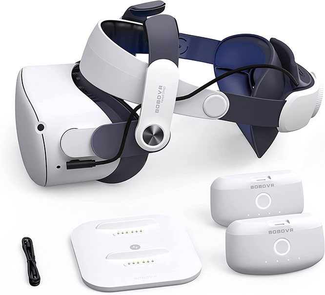 BOBOVR M2 Plus Head Strap Twin Battery Combo