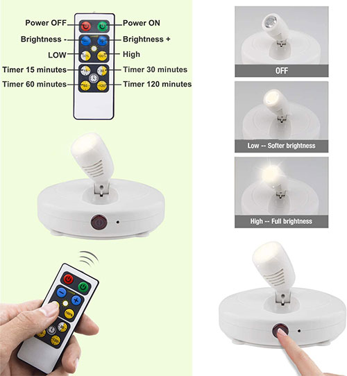 HONWELL Wireless LED Spotlights